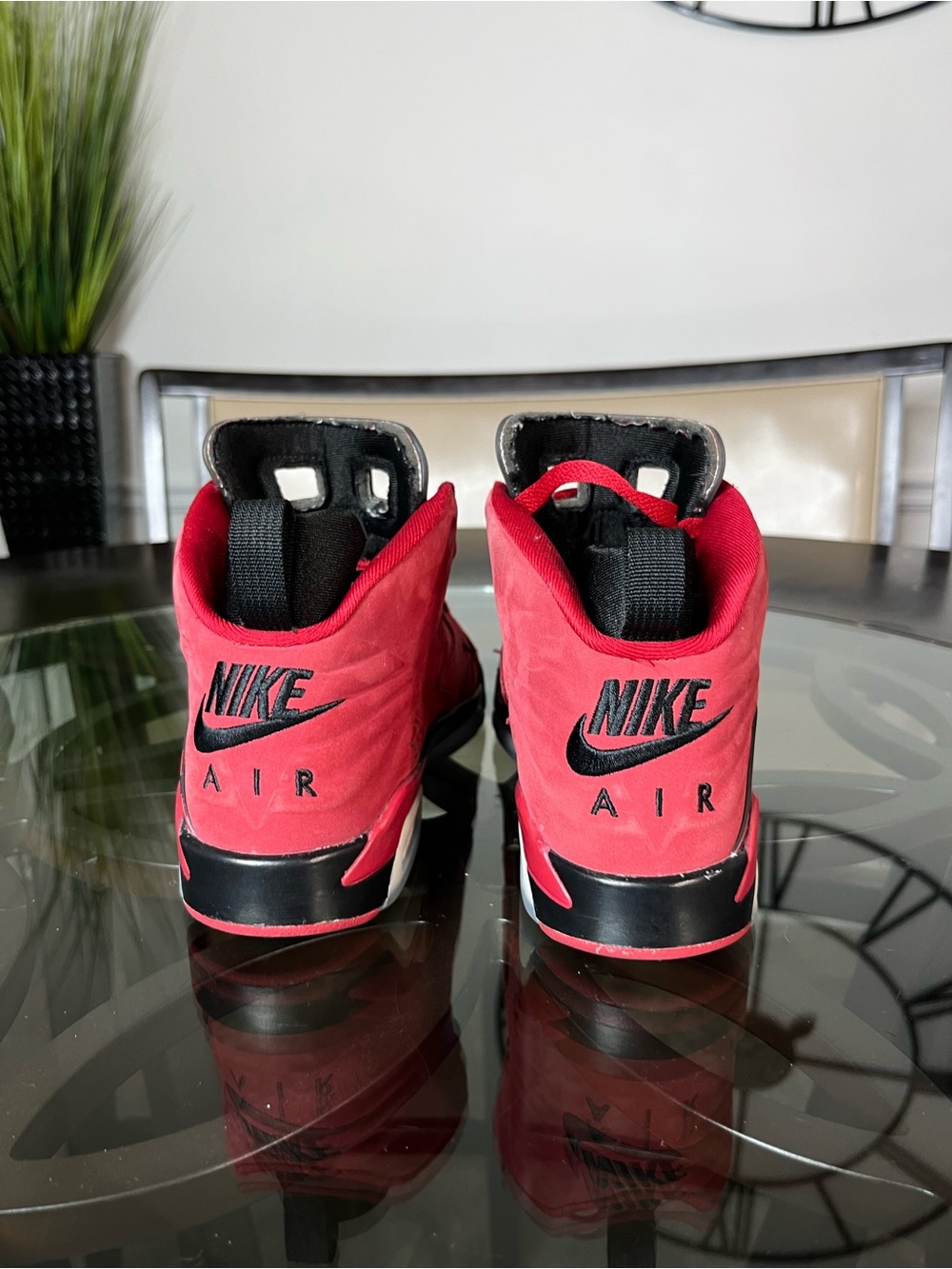 Nike Air Jordan MVP Raging Bull Red Black Size 5.5Y - Picture 4 of 5